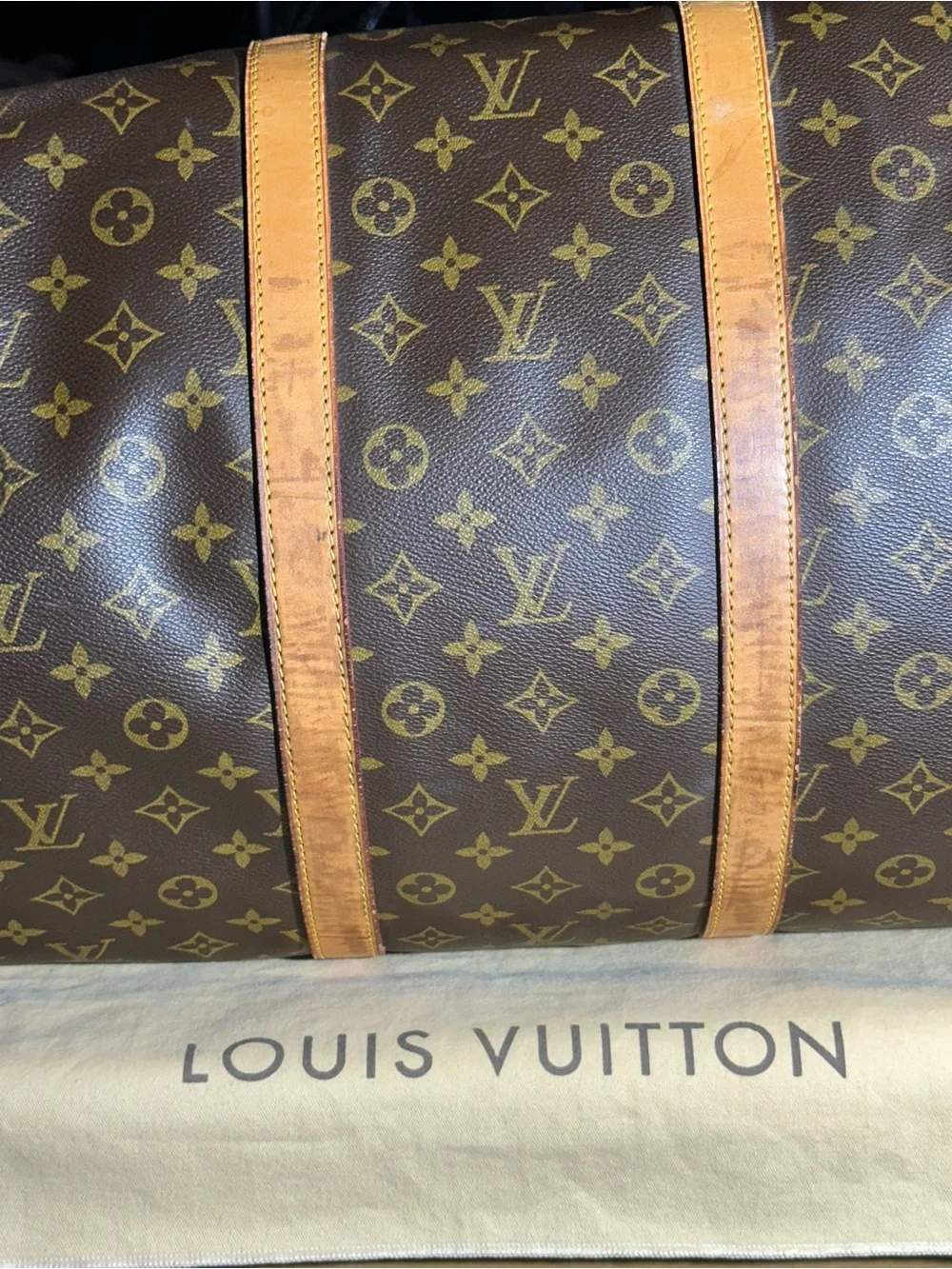 Louis Vuitton Monogram Keepall 55 Duffel